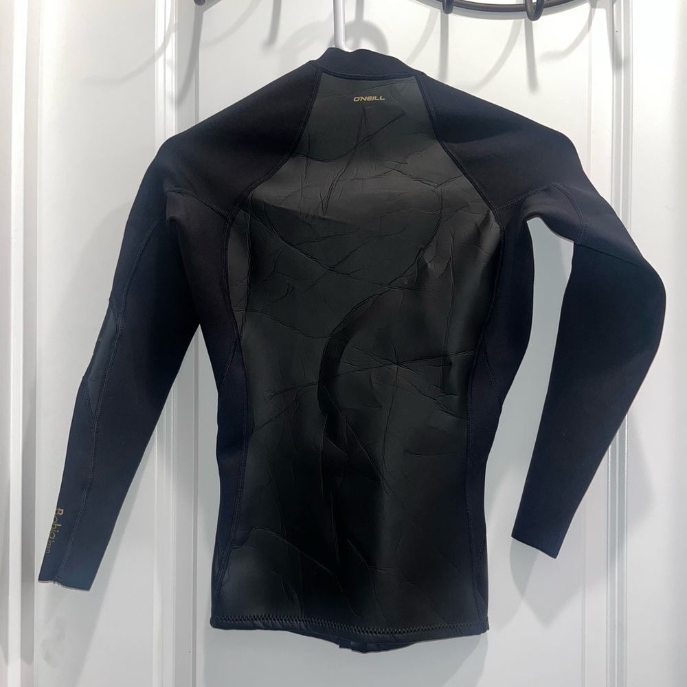 NWT O’ Neil Women’s Bahia 1/.5 front zip wet suit jacket - Picture 2 of 4